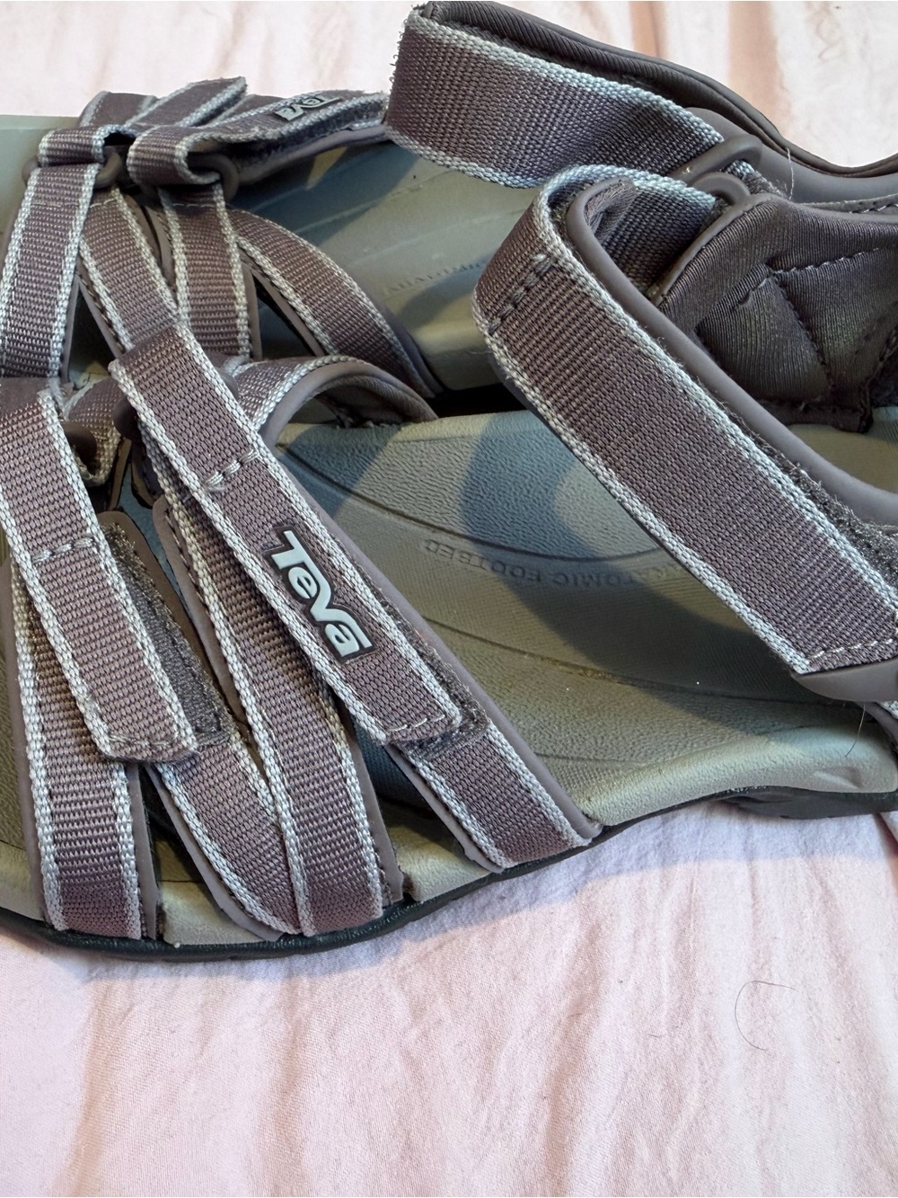 Teva Women's Taupe Strappy Outdoor Sandals
